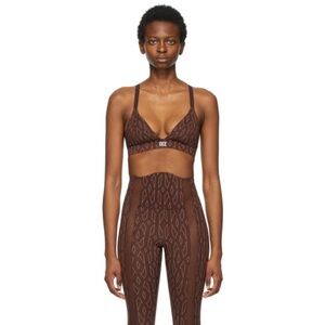 IVY PARK x adidas Originals Monogram Crop Top Wild Brown